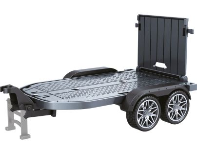 Sparkys CITY SERVICE CAR - 1:14 - Policajné auto s prívesom a koňom (so zvukom a svetlami)