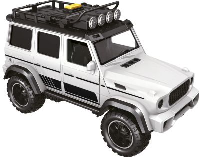 Sparkys CITY SERVICE CAR - 1:14 - Terénne vozidlo s prívesom a koňom (so zvukom a svetlami)