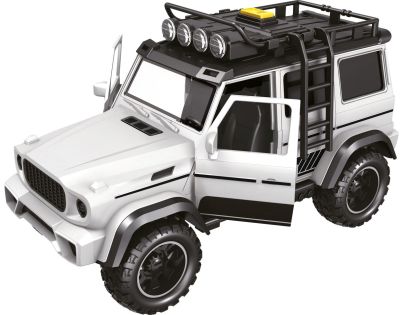 Sparkys CITY SERVICE CAR - 1:14 - Terénne vozidlo s prívesom a koňom (so zvukom a svetlami)