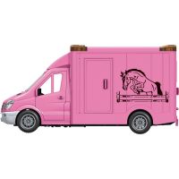 Sparkys CITY SERVICE CAR - 1:14 Transport koní - ružový 4