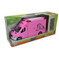 Sparkys CITY SERVICE CAR - 1:14 Transport koní - ružový 5