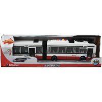 Sparkys CITY SERVICE CAR - 1:16 Kĺbový autobus - červený na setrvačník so zvukmi 2