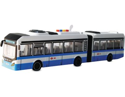 Sparkys CITY SERVICE CAR - 1:16 Kĺbový autobus - modrý na setrvačník so zvukmi