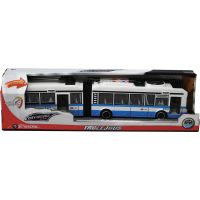 Sparkys CITY SERVICE CAR - 1:16 Kĺbový trolejbus - modrý na setrvačník so zvukmi 2