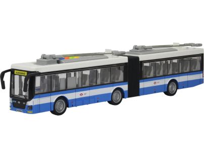 Sparkys CITY SERVICE CAR - 1:16 Kĺbový trolejbus modro-biely