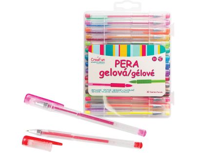Sparkys CreaFun - Gélové perá 30 farieb