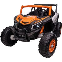 Sparkys Detská elektrická bugina UTV + diaľkový ovládač oranžová