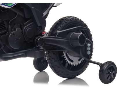 Detská elektrická motorka APRILIA RX-125 biela