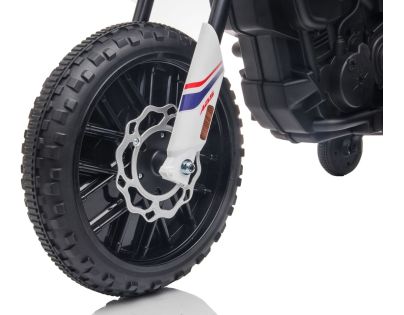 Detská elektrická motorka APRILIA RX-125 biela