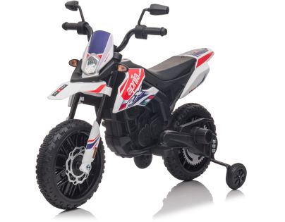 Detská elektrická motorka APRILIA RX-125 biela