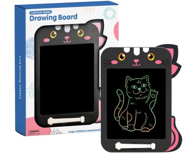 Sparkys Detská mazacia kresliaca tabuľa 26,7 cm - mačka, farebné kreslenie