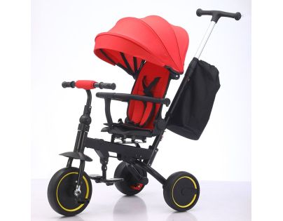 Sparkys Detská trojkolka Premium 5 v 1 červená
