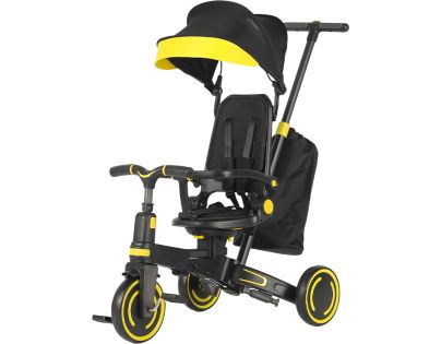 Sparkys Detská trojkolka Premium 9 v 1 žltá