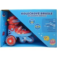 Sparkys Detské svietiace kolieskové korčule - Červené (veľ. 26-30) 3