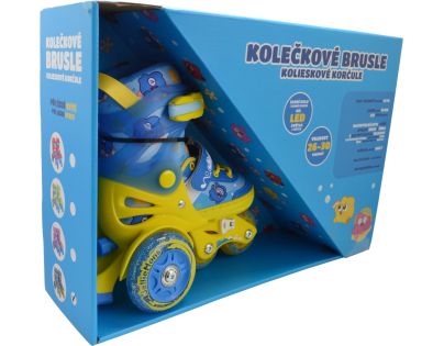 Sparkys Detské svietiace kolieskové korčule - Modré (vel. 26-30)