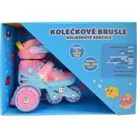 Sparkys Detské svietiace kolieskové korčule - Ružové (vel. 26-30) 3