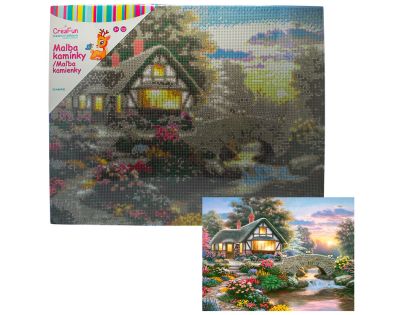 Sparkys Diamantové maľovanie - Kúzelná záhradka 40 x 50 cm
