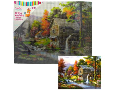 Sparkys Diamantové maľovanie - Mlyn 40 x 50 cm