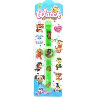 Sparkys Digitálne hodinky zvieratká 20,5 cm zelené