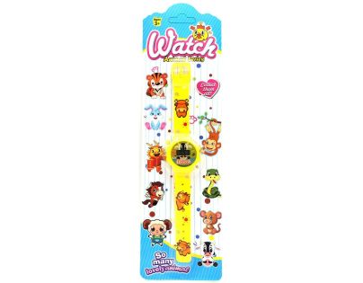 Sparkys Digitálne hodinky zvieratká 20,5 cm žluté