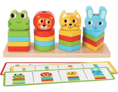 Sparkys Drevená edukačná hra zvieratká