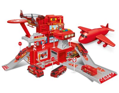 Sparkys Hasičský SET garáž s autom meniacim farbu