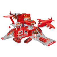 Sparkys Hasičský SET garáž s autom meniacim farbu