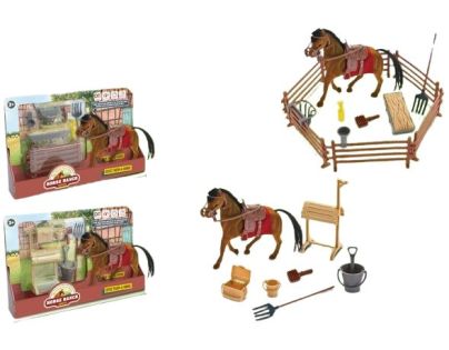 Sparkys Hnedý Kôň s príslušenstvom 8 alebo 13ks