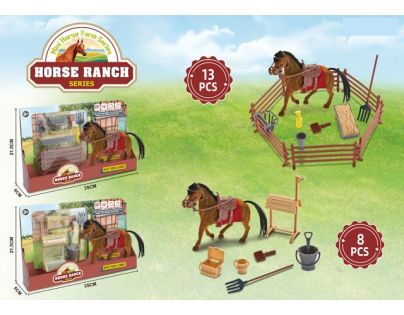 Sparkys Hnedý Kôň s príslušenstvom 8 alebo 13ks