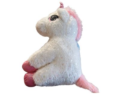 Sparkys Jednorožec sediaci 60 cm bílý