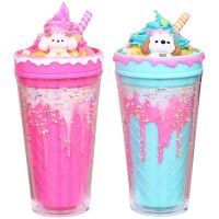 Kelímek s viečkom a slamkou Zmrzlinový Pejsek 480ml - viac variant