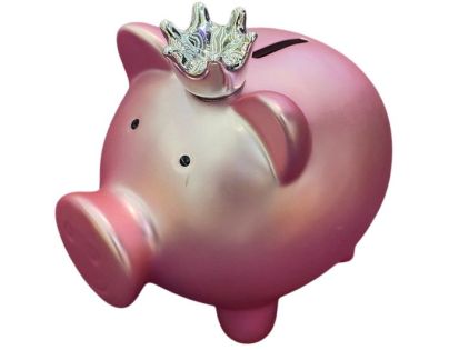 Sparkys Keramická pokladnička Prasiatko s korunkou