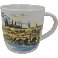 Keramický hrnček - Karlov most 3