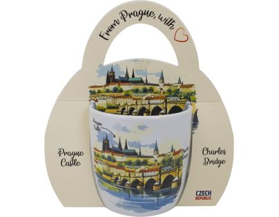 Keramický hrnček - Karlov most