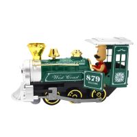 Sparkys Kovová Lokomotíva so zvukom a svetlom zelená