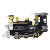 Sparkys Kovová Lokomotíva so zvukom a svetlom zelená