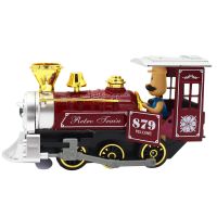 Sparkys Kovová Lokomotíva so zvukom a svetlom zelená 2