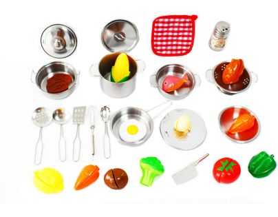 Sparkys Kovová sada riadu s príslušenstvom 30 ks