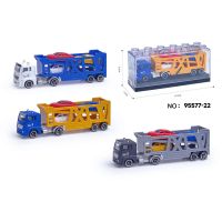 Sparkys Kovový model kamiónu s návesom 1:64 modrý tahač