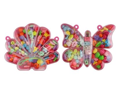 Sparkys Kreatívna sada - Navliekanie korálikov Motýľ a mušle