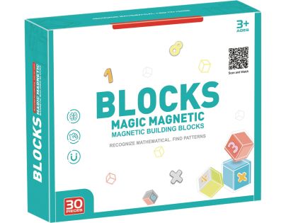Sparkys Magnetická stavebnica - 66 ks