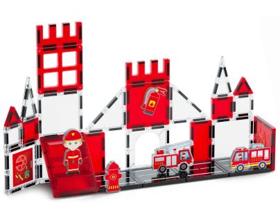 Sparkys Magnetická stavebnica - Hasiči 32 ks