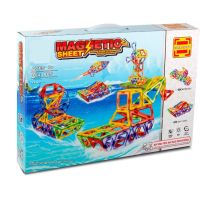 Sparkys Magnetická stavebnica 104 ks- Loď