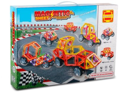 Sparkys Magnetická stavebnica 58 ks
