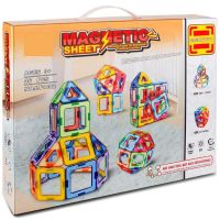 Sparkys Magnetická stavebnica Magnetic Sheet 46 dielikov