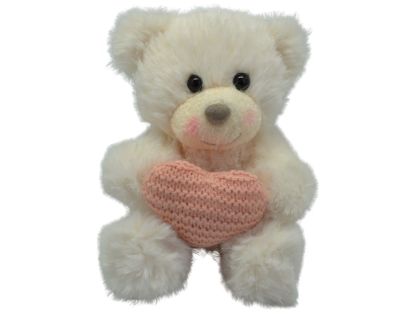 Sparkys Medvedík so srdiečkom 2 farby bílý