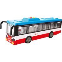 Sparkys Mestský autobus na setrvačník s osvetlením a zvukom - červený
