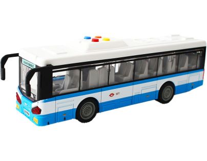 Sparkys Mestský autobus na setrvačník s osvetlením a zvukom - modrý