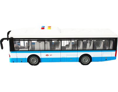 Sparkys Mestský autobus na setrvačník s osvetlením a zvukom - modrý
