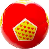 Sparkys Loptička FUTBAL 12,5 cm červený